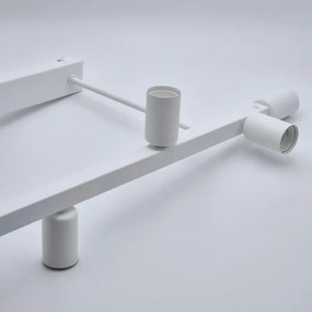 Csillár rúdon ASTRID 6xE27/60W/230V fehér