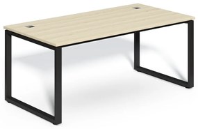 SimpleOffice asztal 180 x 90 cm, világos tölgy / fekete