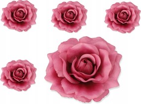 5x Sonia Virág mesterséges nádfej rózsa csokor mesterséges