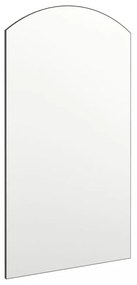 ívelt üvegtükör LED-lámpákkal 90 x 45 cm