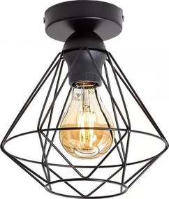 Mennyezeti lámpa 1xE27/40W/230V fekete