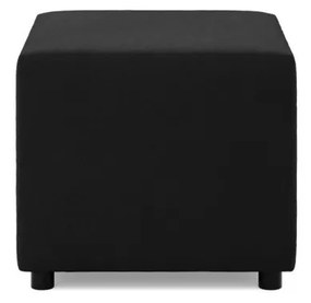 Zeus puff, szövet anyag, 50x50, fekete