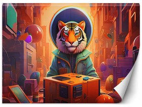 Fotótapéta, Modern tigris absztrakció - 300x210