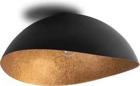SIGMA LIGHTING 40606 SOLARIS Loft Mennyezeti Lámpa Fekete, Réz E27 IP20