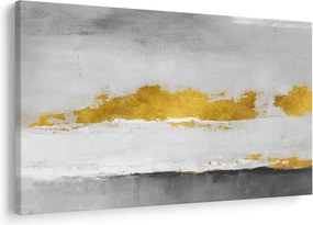 Kép - Arany és szürke vonások (90x60 cm)