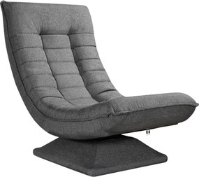 ABERDEEN napozó fotel 87×60×105cm, szürke Casaria