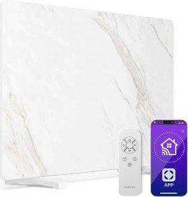 Klarstein MarmoHeat infravörös panel | 600 W | 5 - 9 m² | márvány design | 70 cm x 100 cm