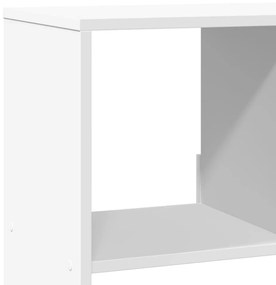 fehér szerelt fa könyvespolc 100 x 33 x 156,5 cm