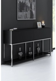 Konzolasztal Vibubi 1 (fekete + ezüst) . 1093378