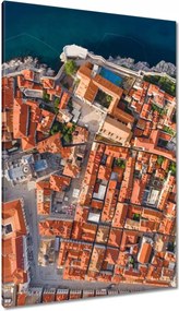 Vászonkép 80x120 Dubrovnik madártávlatból