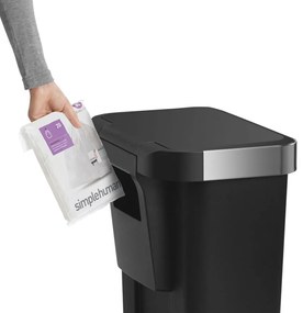 Pedálos műanyag szemetes 45 l - simplehuman