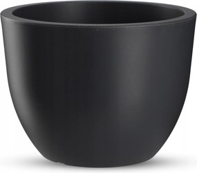 Virágtartó Fedő 35cm Antracit Matt