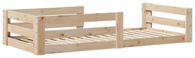 tömör fenyőfa ágykeret matrac nélkül 70 x 140 cm