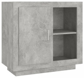 betonszürke színű tálalószekrény 80 x 40 x 75 cm