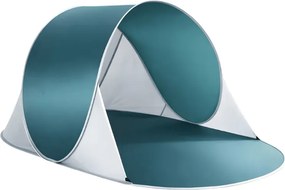 Összehajtható strand sátor SUNSHADE 190x120 cm, sötétkék/fehér