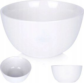 Porcelán tál fehér leves saláták ételek gyümölcs saláta 950ml