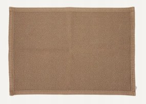 Fürdőszobaszőnyeg hurkolt, homokszínű 50x70 cm