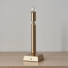 Endon modern asztali lámpa trobridge rechargeable antik sárgaréz end110457