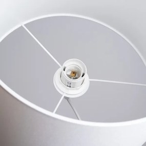 Sollux SL.1403 - Csillár zsinóron NOVA 1xE27/15W/230V átm. 30 cm fehér