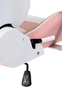 Irodai Forgószék Rózsaszín Eco-bőr Kárpittal.CANDY