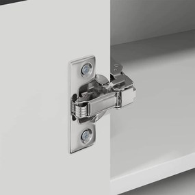 Fali konyhaszekrény polcokkal Fekete 57 x 57 x 40 cm Faanyag