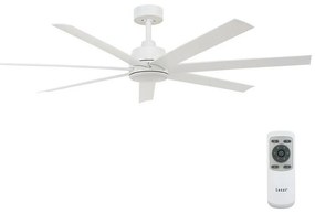 Lucci air 213182 - LED Mennyezeti ventilátor ATLANTA 1xGX53/12W/230V fehér + távirányító