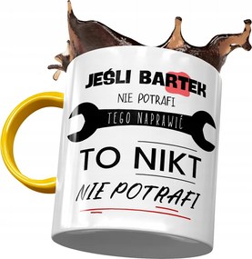 Sárga Bögre Bartók Bertalannak Férj Kolléga Nyomtatott Fotóval