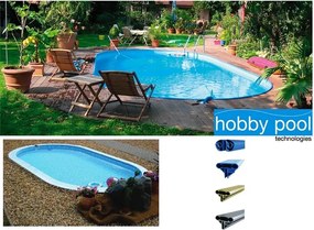 Hobby Pool Monaco medence 800 x 416 × 120 cm 0,6 mm