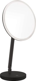 Deante Silia kozmetikai tükör 22x39.2 cm kerek világítással fekete ADIN812