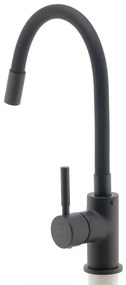 FERRO - Mosogató csap rugalmas karral matt fekete