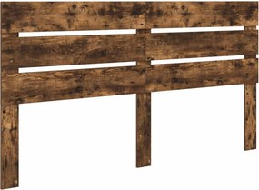 vidaXL Fejtámla Füstölt tölgy 160 cm Faanyag