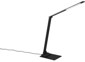 Fekete LED dimmelhető asztali lámpa (magasság 72 cm) Travis – Trio