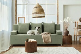 Fireze kanapé, kordbársony, zöld