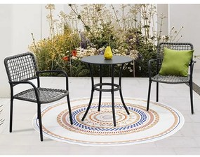 Autronic Kerti garnitúra 1+2, fém, polirattan,szürke , AZ-L1103 GREY