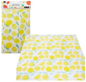 PVC asztalterítő LEMON 130x180 cm, sárga