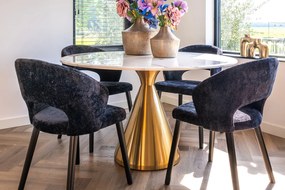 TENILLE modern kerek étkezőasztal - 130cm