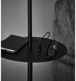 Markslöjd 107307 - Állólámpa USB - vel LINEAR 1xE14/40W/230V