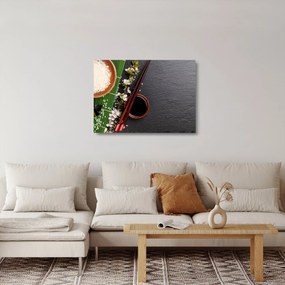Üveg kép - Sushi (70x50 cm)