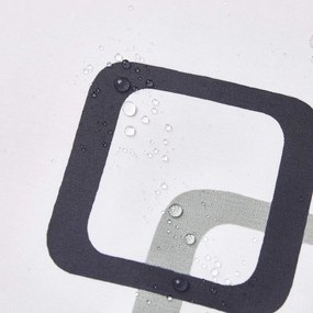 Zuhanyfüggöny - NEW GEOMETRY - Impregnált textil - 180 x 200 cm