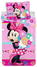 Disney Minnie Bouquet ágyneműhuzat 140×200cm, 70×90 cm