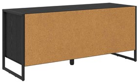 Cipőszekrény tárolóval Fekete tölgy 60 x 35 x 44 cm Faanyag