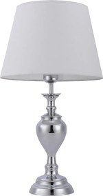 Italux modern asztali lámpa etien fehér króm itxtb-7730-1