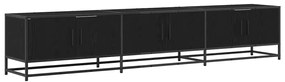 TV szekrény Musta tammi 210 x 35 x 41 cm Faanyag