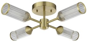 Endon 106946 - Felületre szerelhető csillár  TOUR 4xG9/3W/230V réz