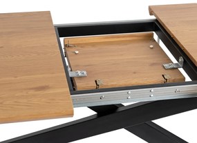HAMILTON asztal 160-200 cm Arany tölgy