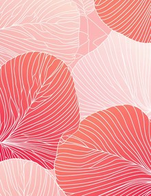 Poszter 50x65cm Korall kert