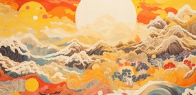 Poszter 91,3x44,5cm Szél és Nap vers