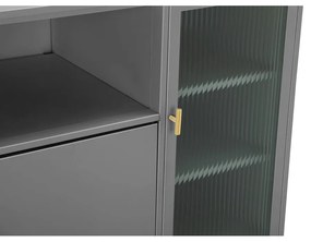 Szürke fém tálalószekrény 104x80 cm Rosalie – Støraa