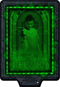 Stranger Things The Demogorgon 520 db-os puzzle LED-es keretben Clementoni