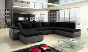 Sarok ülőgarnitúra Talia (B)  (öko-bőr Soft 029 + Kronos 07). 1059447